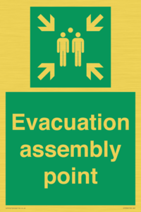 Evacuation assembly point